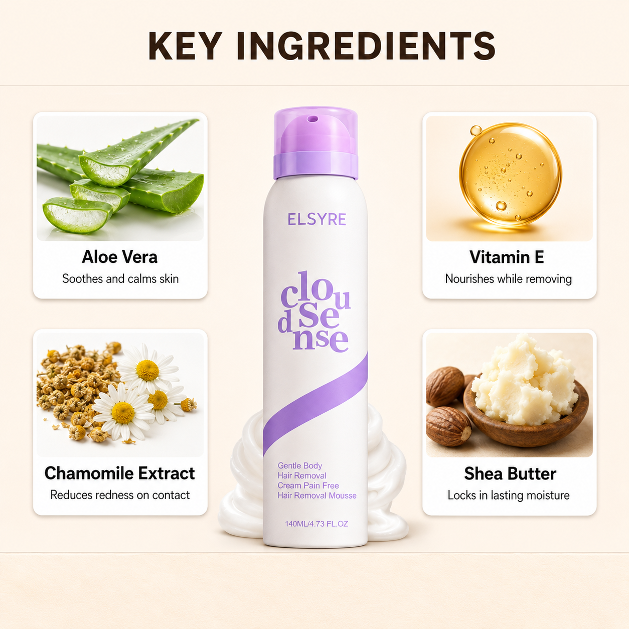 Pain-Free Hair Removal Cream for Sensitive Skin