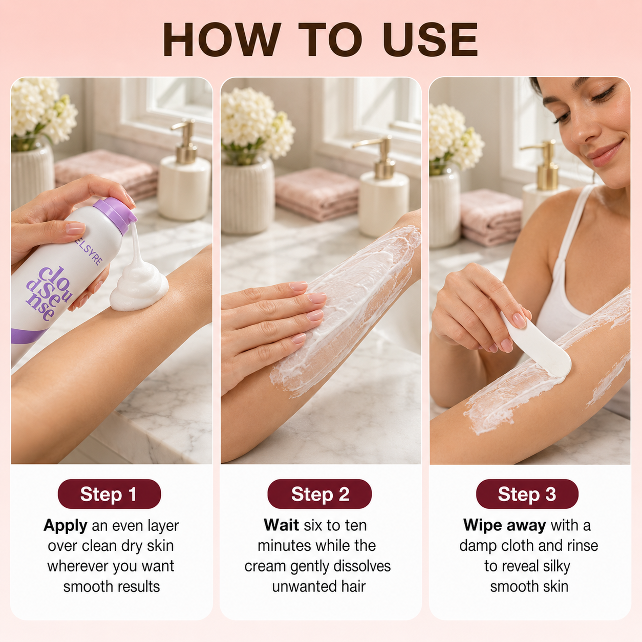 Pain-Free Hair Removal Cream for Sensitive Skin
